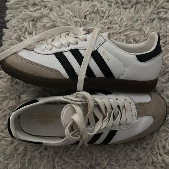 Addidas Samba OG white sneakers size 6.5 - Picture 2 of 9